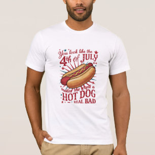 Du siehst aus wie der 4. Juli, der mich Lust auf e T-Shirt