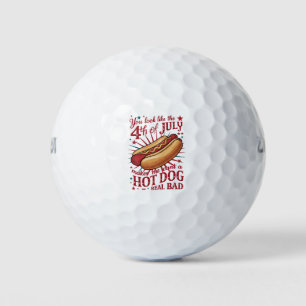 Du siehst aus wie der 4. Juli macht mich nach eine Golfball