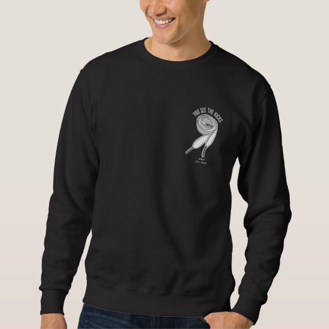 Du siehst die Tritte (CMV) Sweatshirt (Vorderseite)