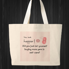 Du siehst glücklicher aus! Kaufen Sie mehr Sammelh Jumbo Stoffbeutel