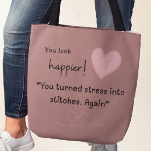 Du siehst glücklicher aus! Sie haben Stress in Sti