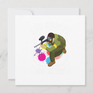 Du snooost dir ein Geschenk von Paintball-Spielerm Einladung