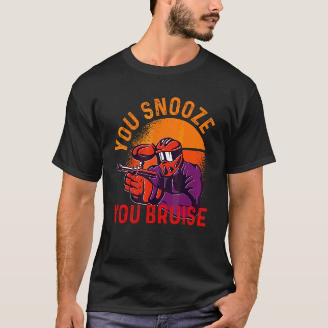Du snooost du Bruise Paintball Männer Frauen Kinde T-Shirt (Vorderseite)