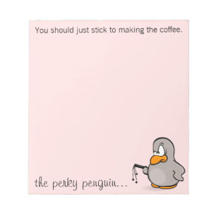 Du solltest dich an den Kaffee halten Notizblock