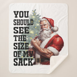 Du solltest die Größe meines Sacks sehen Sherpadecke