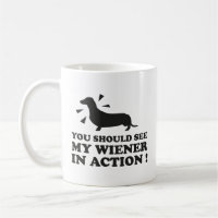 Du solltest meine Dackel in Aktion Kaffee-Tasse