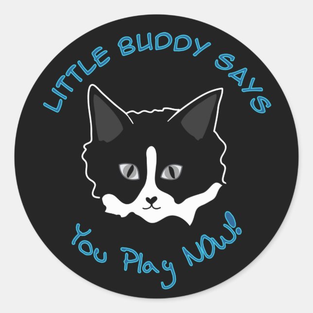 Du spielst jetzt! Aufkleber (Vorderseite)