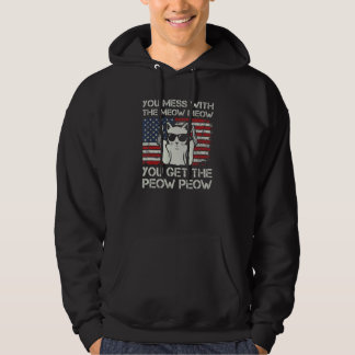 Du Spielst Mit Dem Miau Miau Du Bekommst Das Peow Hoodie