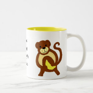 Du spinnst immer nur herum zweifarbige tasse
