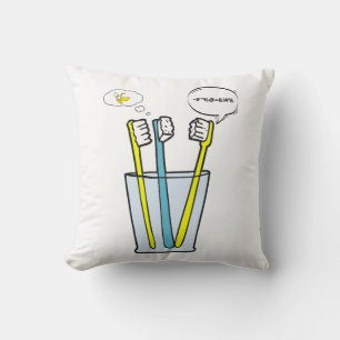 Du sprichst, denke ich, Bananana Kissen