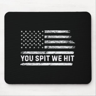 Du spuckst, wir treffen Trump Vintage _1 Mousepad