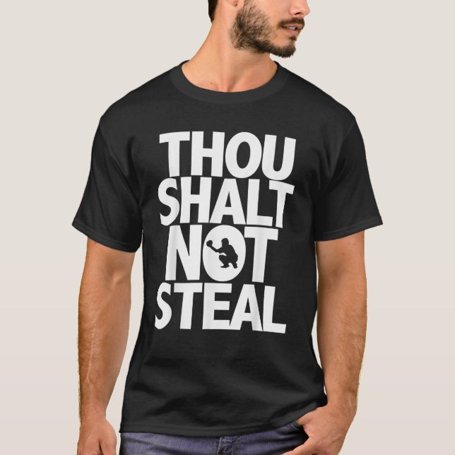 Du stehst nicht Baseball T-Shirt (Vorderseite)