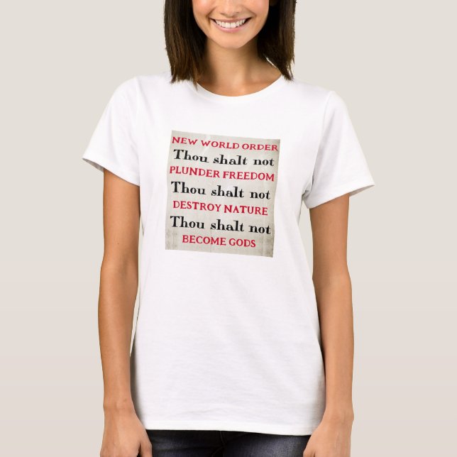 Du stehst nicht (leicht) T - Shirt (Vorderseite)