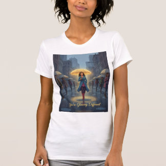 Du Strahlst Anders Goldenes Aura Selbstwertgefühl T-Shirt