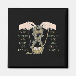 Du Strick mich zusammen im Frauendesign meiner Mut Magnet