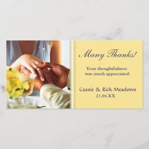 Du trägst meinen Ring Dankeskarte