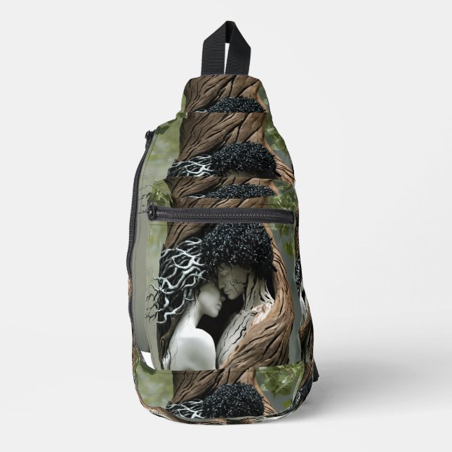 Du und ich für immer crossbody bag (Vorderseite)