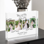 Du und ich für immer und immer elegant leaf Hochze Fotoblock<br><div class="desc">Eleganter und romantischer Hochzeitsblock, mit "Sie und ich für immer und immer" buchstabiert. Die Fotovorlage zeigt Ihre Hochzeitsfotos im vertikalen Porträtformat an und Sie können sich mit Ihren Namen und Ihrem Hochzeitsdatum weiter personalisieren. Ihre Bilder sind mit einem feinen Blattdesign gerahmt und Sie können die Schwarz-Weiß-Farbpalette im Designwerkzeug ändern. Ideal...</div>