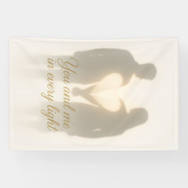 Du und ich in jedem romantischen Schatten Kunst Hi Banner