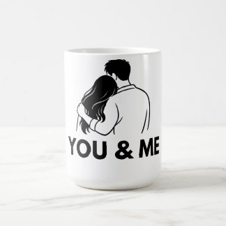 Du und ich Minimal Couple Mug Kaffeetasse