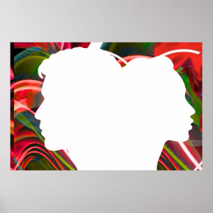 Du-und-ich-Wandposter Poster