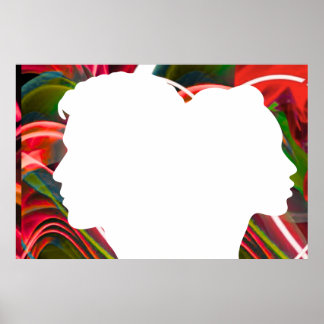 Du-und-ich-Wandposter Poster