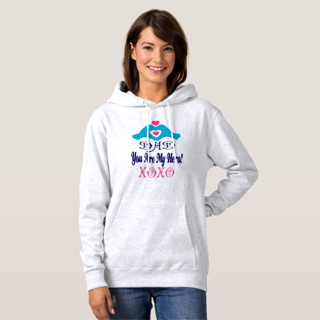 ↷ du Vater, mein Held Classic Hoodie (Vorne ganz)