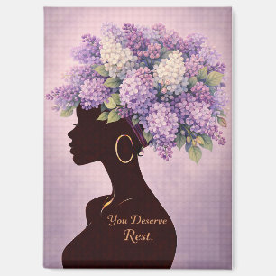Du verdienst Ruhe Inspirierender Magnet