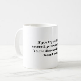 Du Versage kein Motivierend Discovery Zitat Kaffeetasse