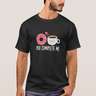 Du vervollständigst mich Donkaffee Funny Doughnut  T-Shirt