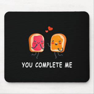Du Vervollständigst Mich Süße Valentinstag Erdnuss Mousepad
