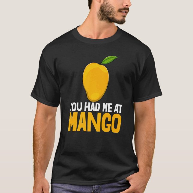 Du warst bei Mango Funny Mango Frucht Liebe Premiu T-Shirt (Vorderseite)