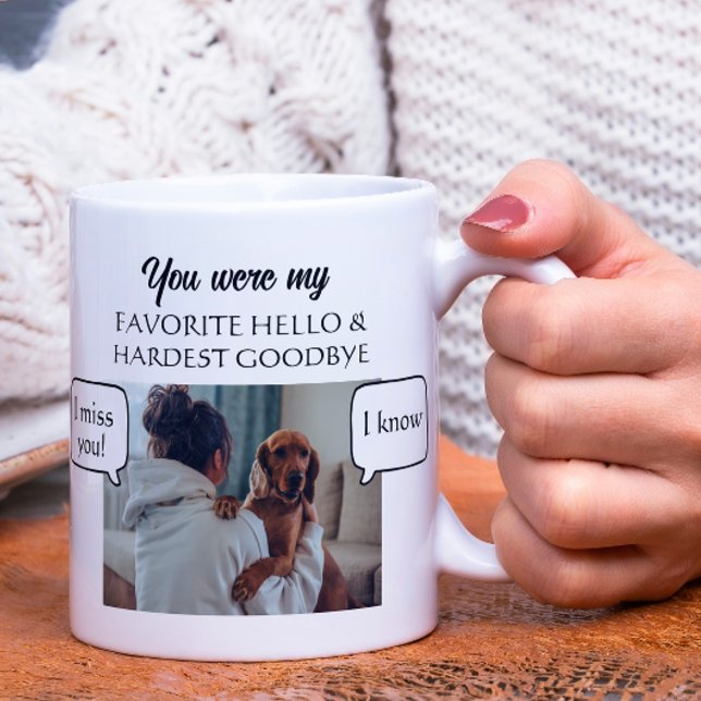 Du warst mein Lieblings-Hallo und kaum ein Abschie Kaffeetasse (You Were my Favorite Hello And Hardest Goodbye Coffee Mug from Ricaso. Memorial keepsake)