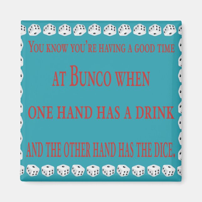 Du weißt, dass du dich gut amüsierst magnet (Vorne)