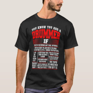 Du weißt, dass du ein Trommler bist, wenn du Luftt T-Shirt