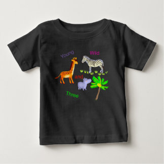 du wild und drei baby t-shirt