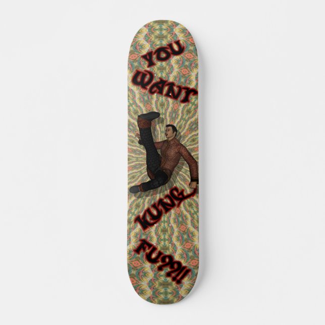 Du Will Kung Fu?!! Skateboard (Vorne)