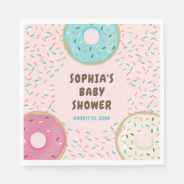 Du Will nicht zu Miss Baby Shower Napkins Serviette
