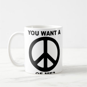 Du willst ein Stück von mir Symbol Lustiger Becher Tasse