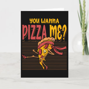 Du willst Pizza Me Karate-Kampfstiel Mma Taekw Karte