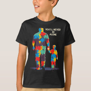 Du wirst allein sein Vater Sohn Tochter Au Bewusst T-Shirt