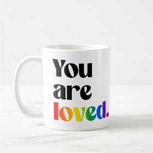 Du wirst geliebt kaffeetasse