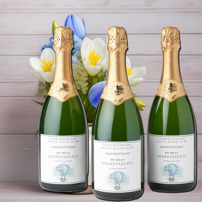 Du wirst Großeltern Panda Balloon sein (Von Creator hochgeladen)