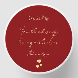 Du wirst immer mein Valentinstag Mr und Mrs sein