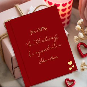 Du wirst immer mein Valentinstag sein Herr und Fra Feiertagskarte