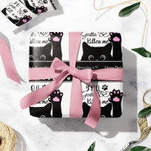 Du wirst Kitte Me Funny Cat Muster Geburtstag
