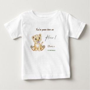 Du wirst mich am 1. Geburtstag rauschen hören Baby T-shirt