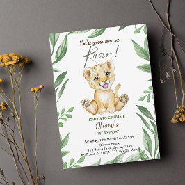 Du wirst mich am 1. Geburtstag rauschen hören Einladung