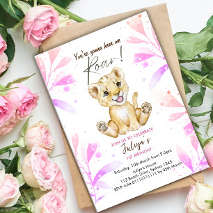 Du wirst mich am 1. Geburtstag rauschen hören Einladung