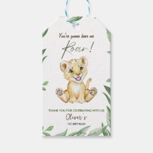 Du wirst mich am 1. Geburtstag rauschen hören Geschenkanhänger